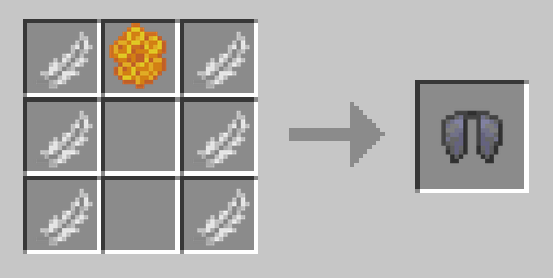 feathers + wax = elytra